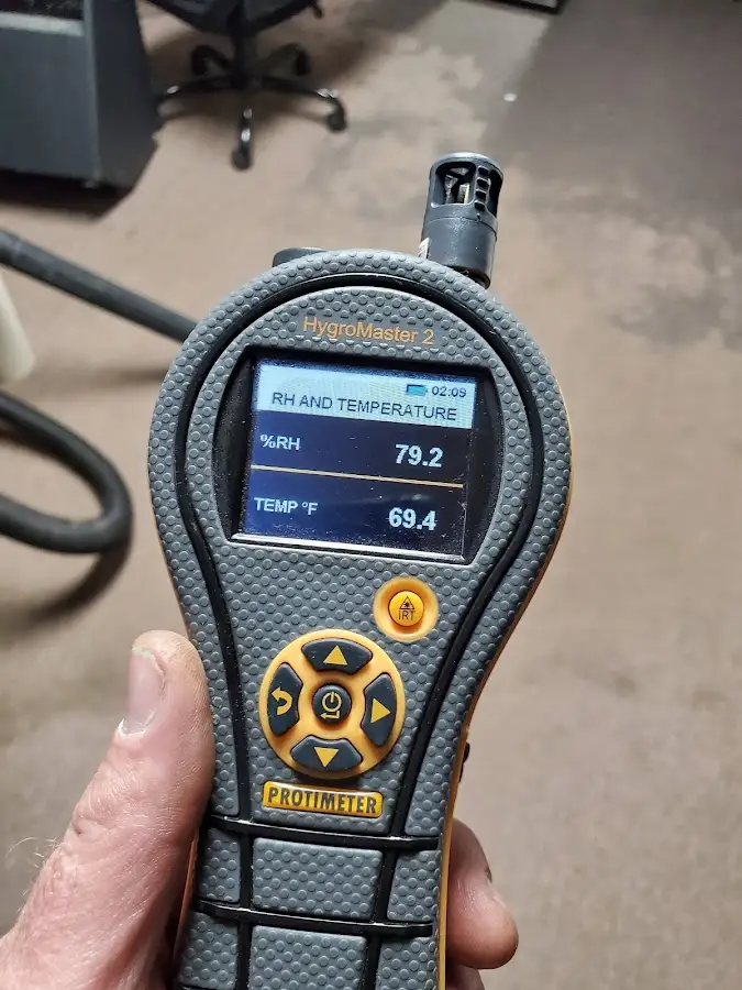 Moisture meter humidity assessment for Mold Remediation & Removal in Cloquet