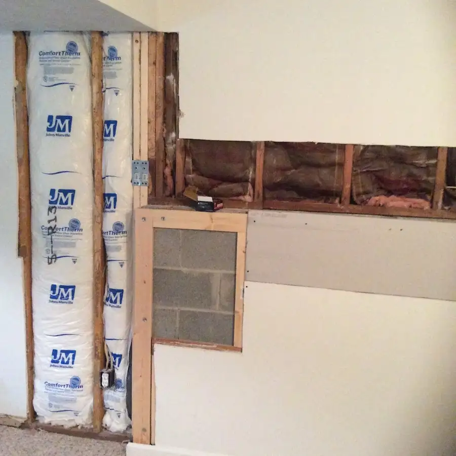 Wall insulation replacement during Odor Removal & Deodorization in Cloquet